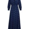 Gabriella Tea Dress Navy Pearl Daisy Dot -Lady Style Wear 12 c9499a30 67df 4c4f 89e0 13a2f54e5859
