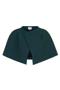 Delphine Forest Green Dress & Cape -Lady Style Wear 134 25d8e4f8 7d53 4386 a7de 602d13554309