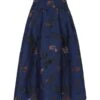 Clara Skirt Navy Floral Fil Coupè -Lady Style Wear 13 1b06c32f f763 4832 b094 16dfcec0ec09