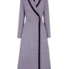 Carlisle Checked Houndstooth Tweed Coat -Lady Style Wear 146