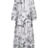 Pandora Bahamas Long Cotton Kaftan Dress X Susannah Garrod -Lady Style Wear 21