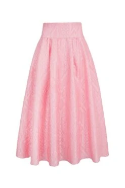 Clara Top & Skirt Coral Geometric Cloqué Set 11 Clara Top & Skirt Coral Geometric Cloqué Set -Lady Style Wear 27 d2776f10 df18 4b24 a027 11c1b06edf94