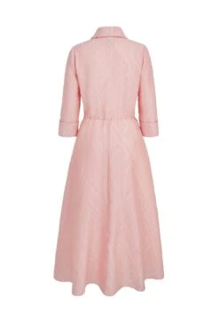 Rimini Dress Blush Geometric Cloqué -Lady Style Wear 2 9a75f388 8b1d 4e95 9759 e718a9f20636