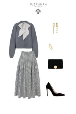 Fine Lambswool And Cashmere Cardigan Grey 15 Fine Lambswool And Cashmere Cardigan Grey -Lady Style Wear 420