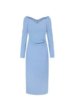 Piper Dress Breeze Blue Cloqué