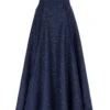 Zelda Full Skirt Metallic Navy Tweed 1 Zelda Full Skirt Metallic Navy Tweed -Lady Style Wear 5 d616d076 a924 4e4b a52e b40a125620aa