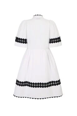 Delilah Embroidered Cotton Kaftan Dress 14 Delilah Embroidered Cotton Kaftan Dress -Lady Style Wear 62