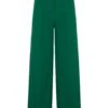 Rappalo Wide Leg Trousers Green Linen 1 Rappalo Wide Leg Trousers Green Linen -Lady Style Wear 74
