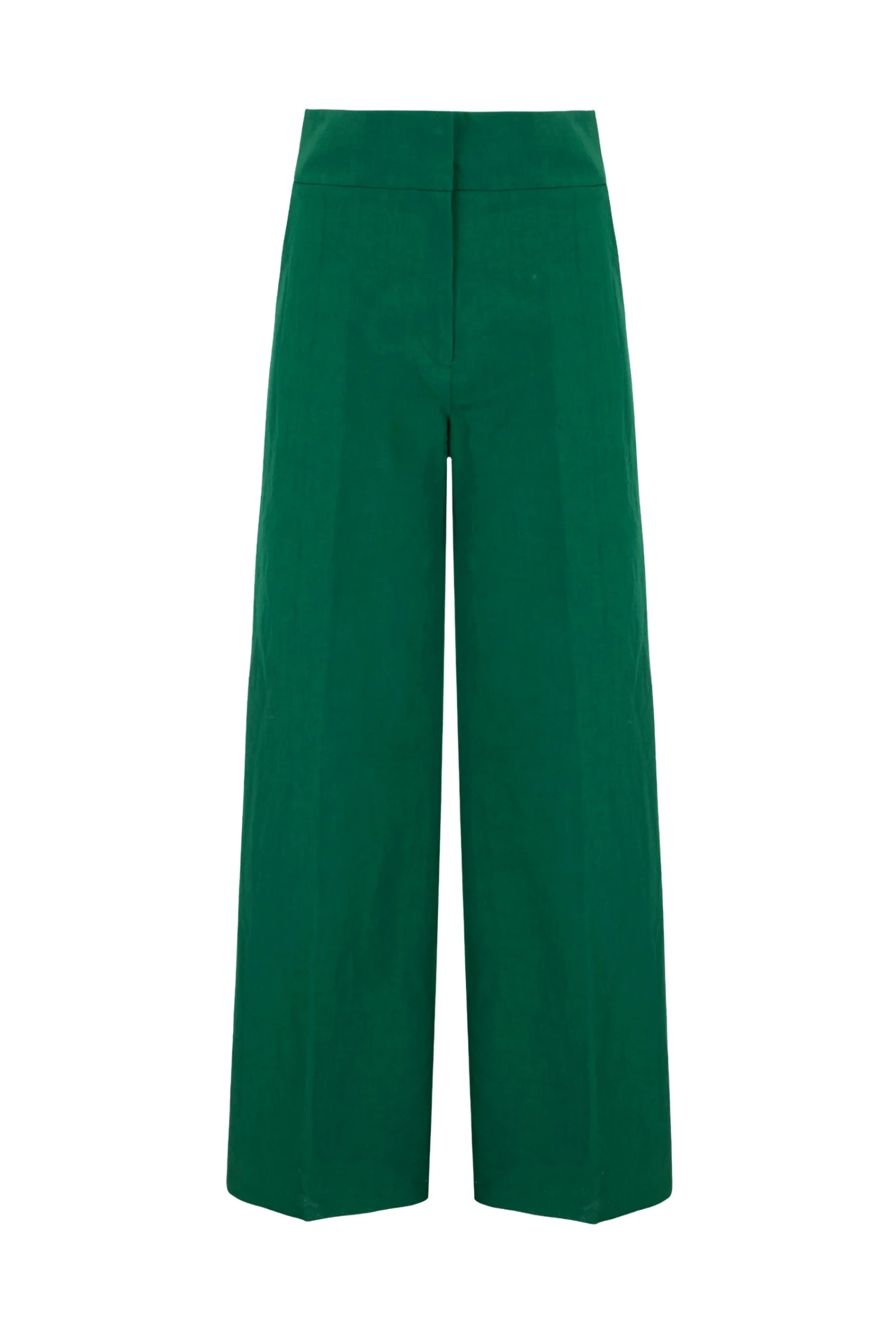 Rappalo Wide Leg Trousers Green Linen 3 Rappalo Wide Leg Trousers Green Linen