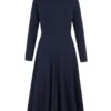 Oona Jersey Dress Navy
