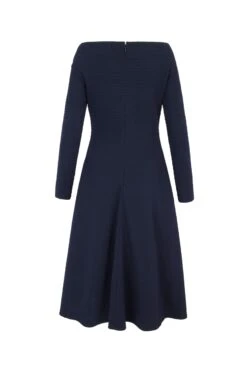 Oona Jersey Dress Navy -Lady Style Wear 79