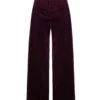 Brooklyn Trousers Plum Velvet -Lady Style Wear 8 1