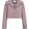 Remy Cropped Jacket Vintage Pink Diamond Cloqué -Lady Style Wear 8 19c7a956 dca9 4b11 a0b8 347c654656ae