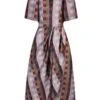 Delphine Dress Metallic Check 1 Delphine Dress Metallic Check -Lady Style Wear 90