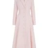 Alabama Coat Dress Pink Shimmer Tweed -Lady Style Wear AlabamapinktweedfrontNEWWEB