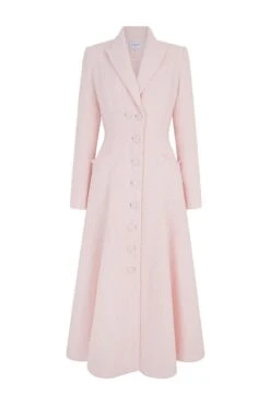 Alabama Coat Dress Pink Shimmer Tweed