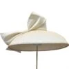 The Audrey Bow Large Brim Sustainable Hat Cream X Ruth Ravenscroft