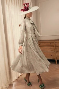 Lady Style Wear -Lady Style Wear BellaDressFloralBlossomNEWOct25Shoot model1 ProductPageWebSize