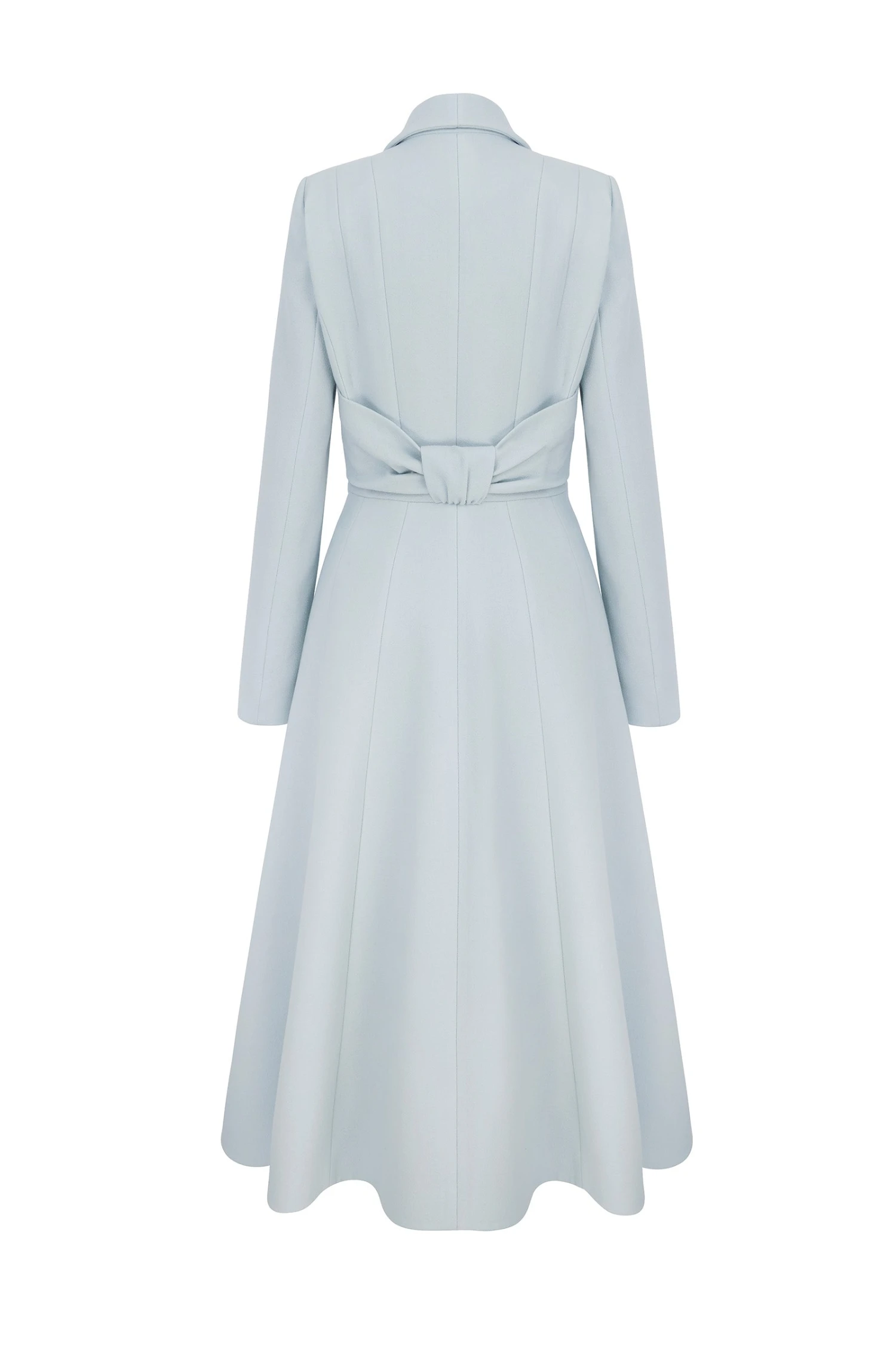 Boston Formal Coat Dress Eucalyptus Wool Crepe 5 Boston Formal Coat Dress Eucalyptus Wool Crepe - Image 3