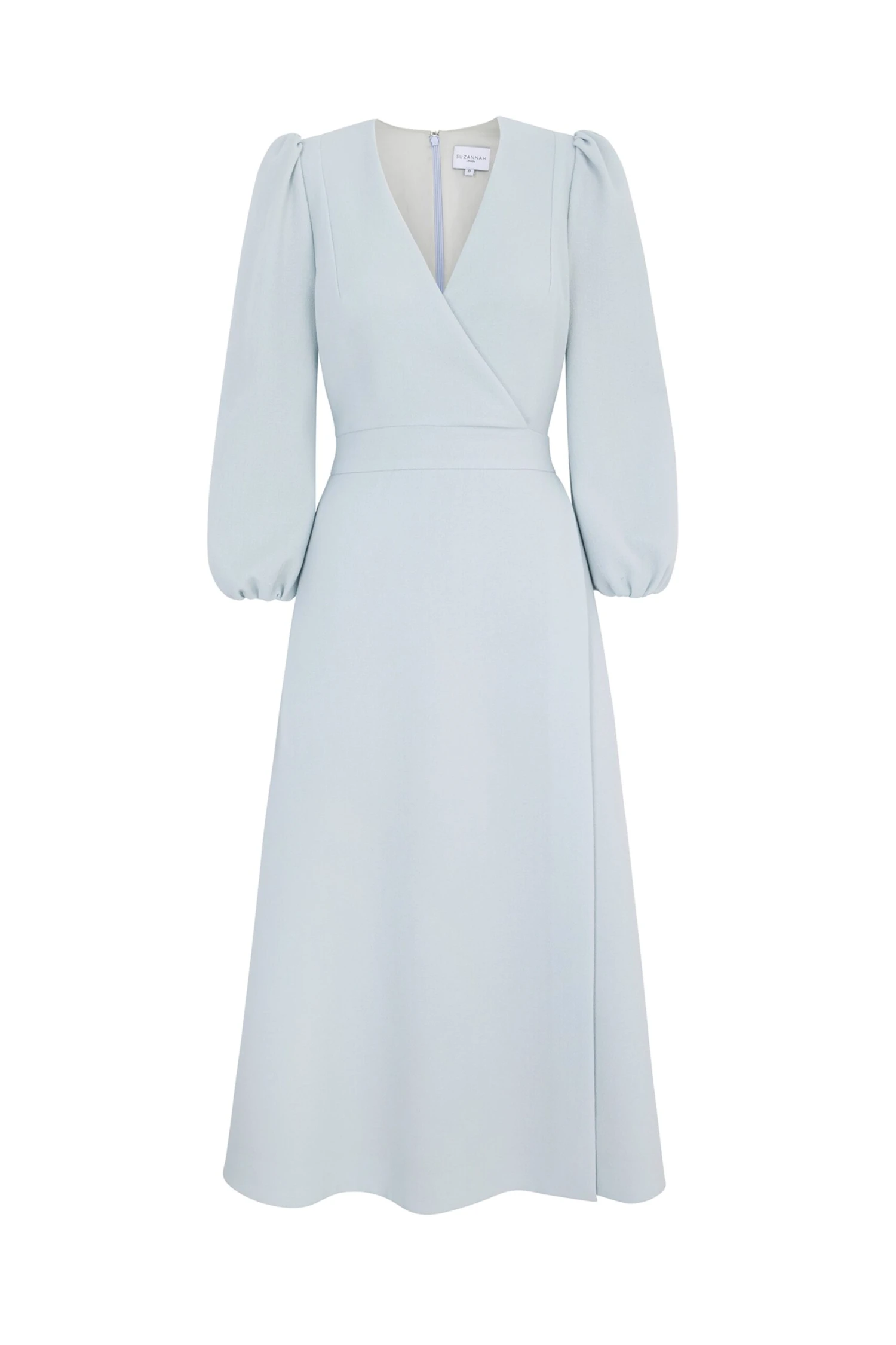 Clemmie Dress Wool Crepe Eucalyptus 3 Clemmie Dress Wool Crepe Eucalyptus