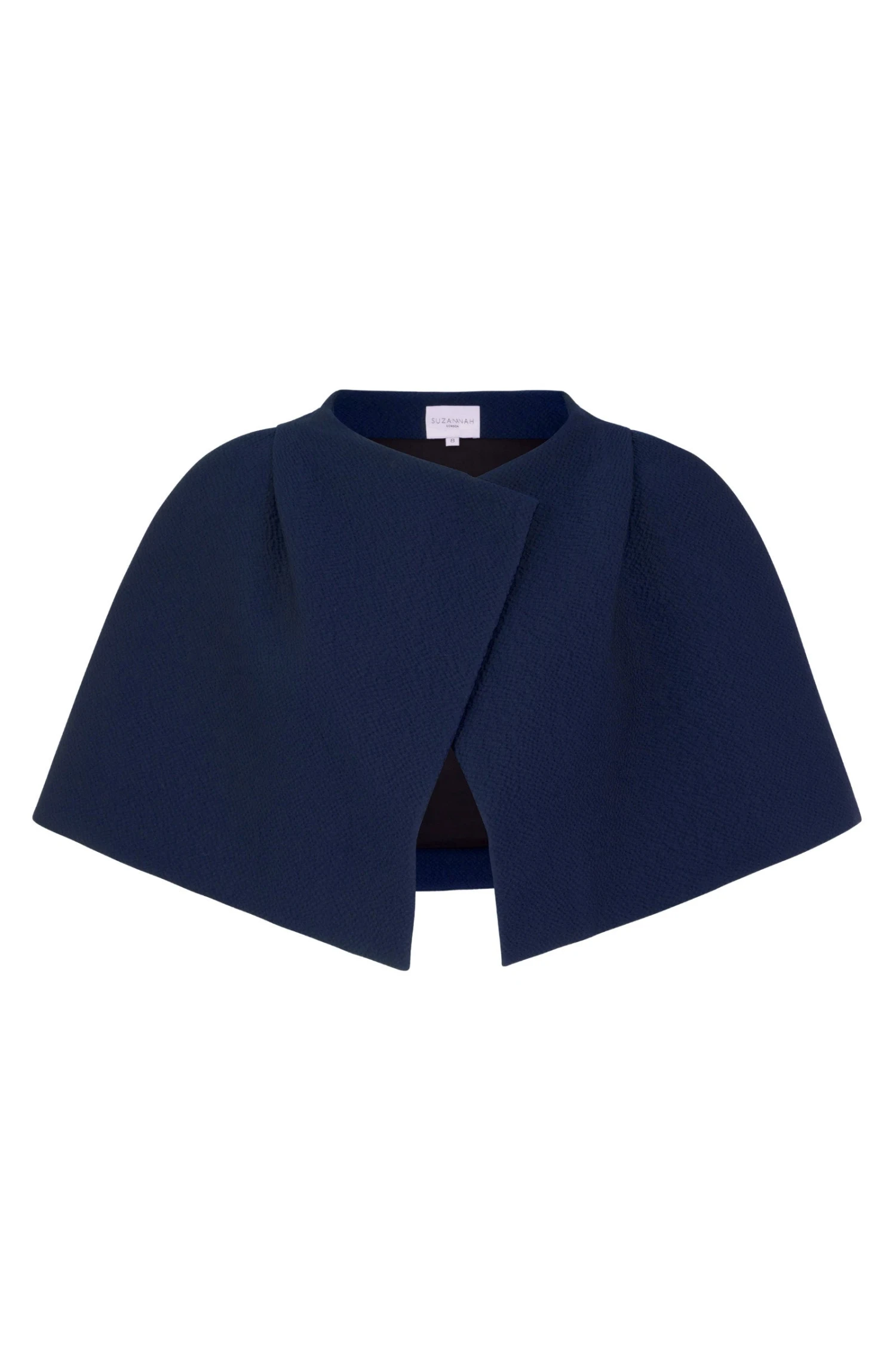 Delphine Cape Navy Cloqué 3 Delphine Cape Navy Cloqué