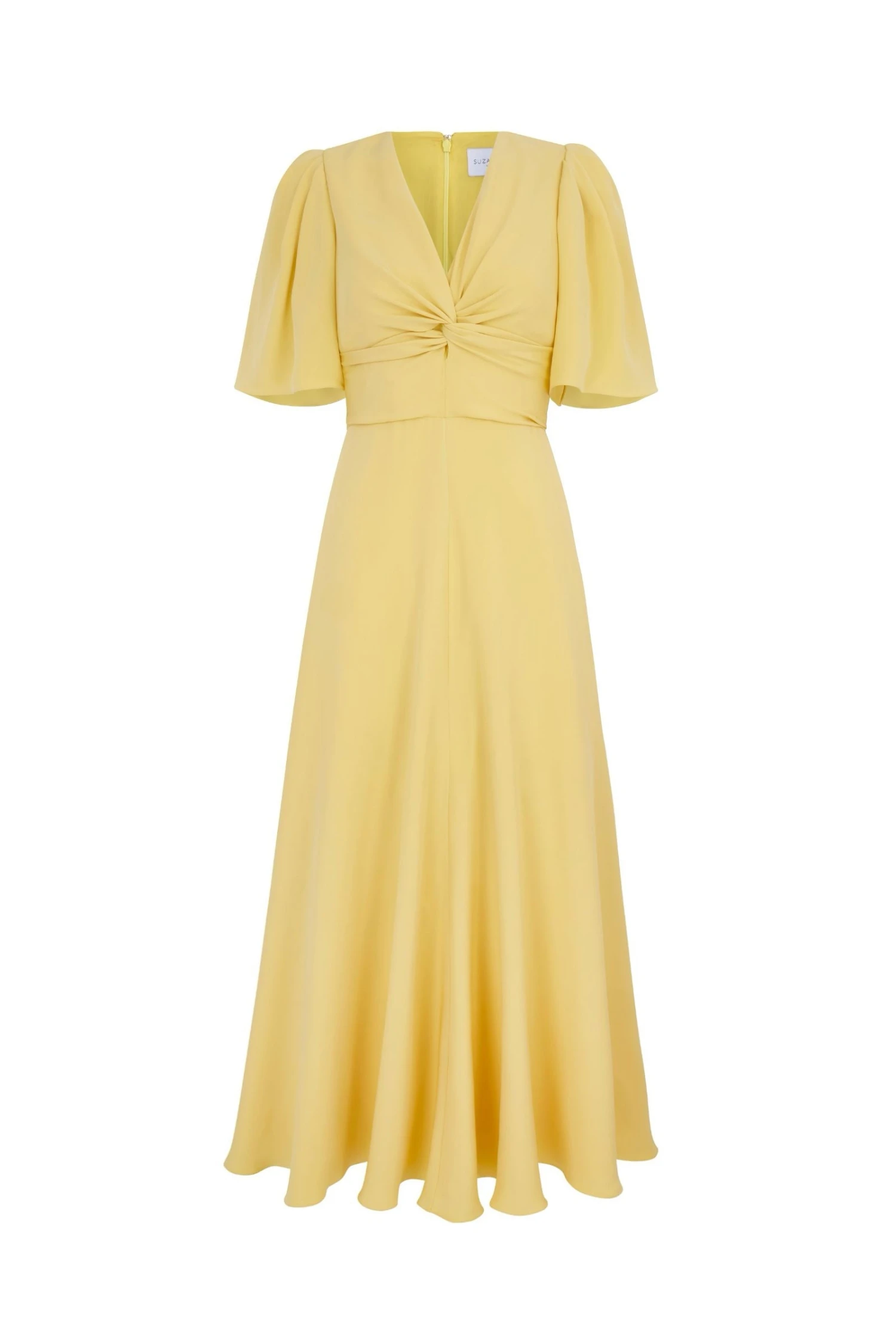 Holland Dress Yellow Silk Cady 3 Holland Dress Yellow Silk Cady