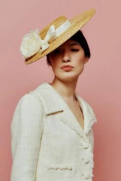 Golden Straw Boater X Awon Golding