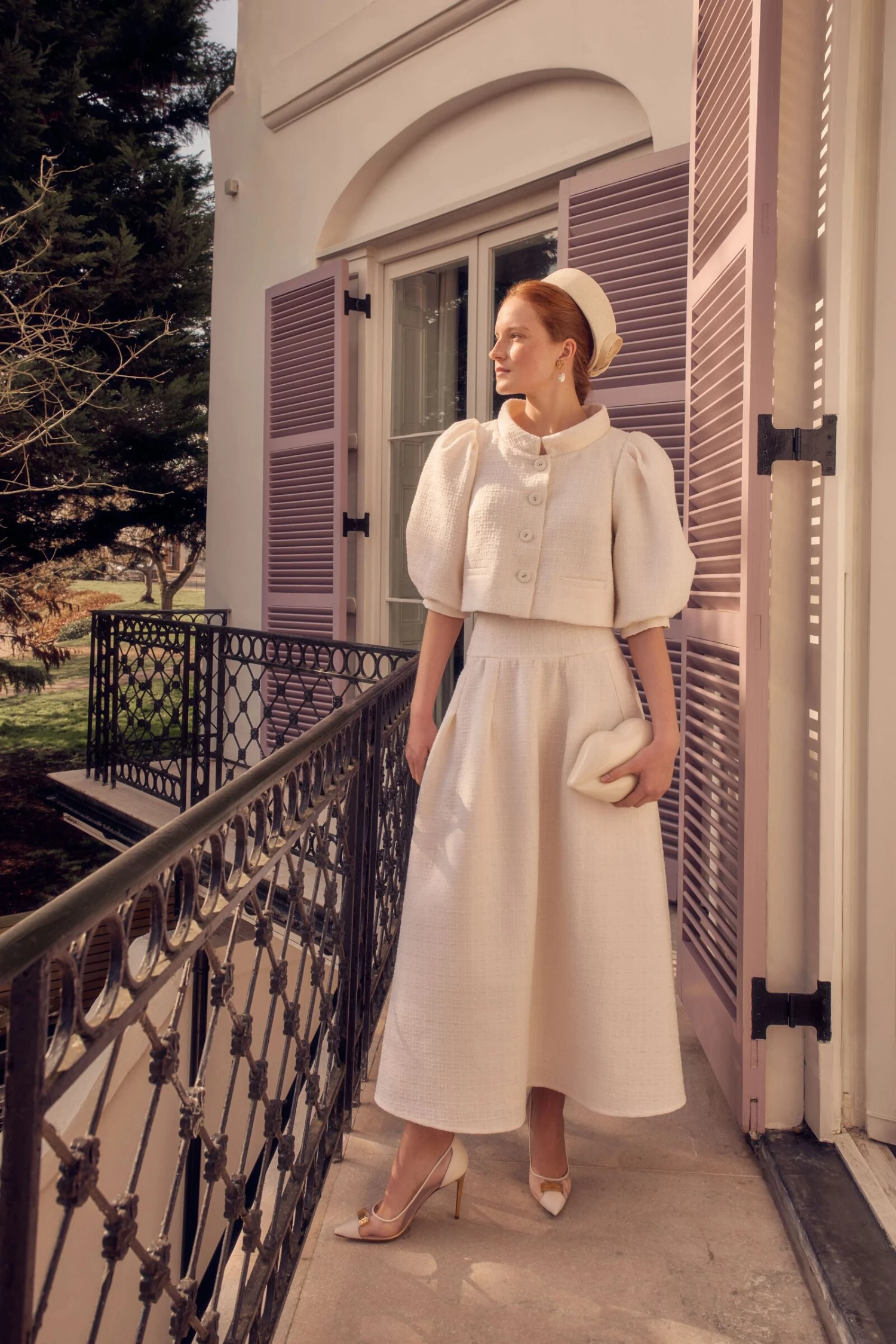 The Harrogate Set Ribbon Tweed Cream 4 The Harrogate Set Ribbon Tweed Cream - Image 2