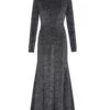 Hemera Gown Metallic Jersey 2 Hemera Gown Metallic Jersey -Lady Style Wear HemeraMetallicfrontWEB