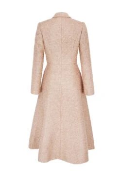 Hunter Coat Dress Metallic Tweed Rose Gold -Lady Style Wear HunterCoatGlimmerTweedBlushbackHIGHWEB