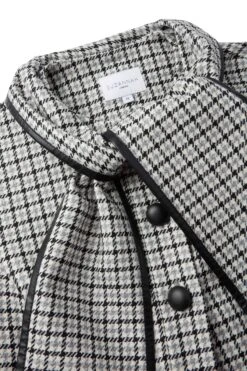 Kensington Jacket Check -Lady Style Wear KensingtonJacketcloseupBlackbuttonsWEB