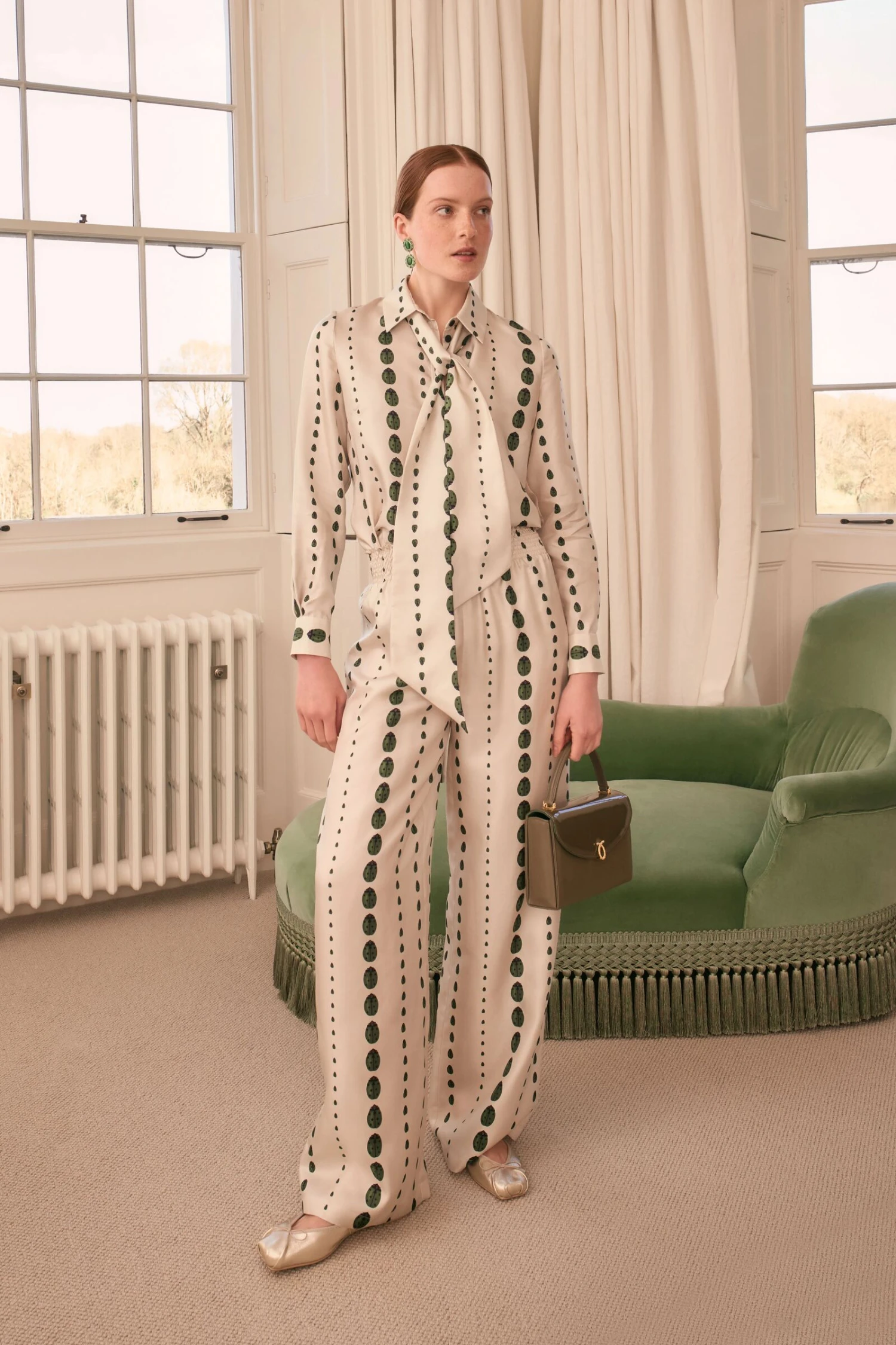 Ladybird Silk Twill Shirt 4 Ladybird Silk Twill Shirt - Image 2