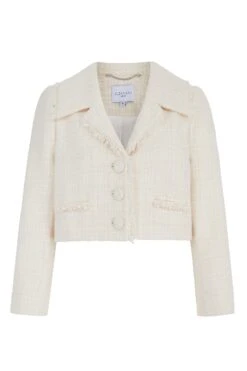 Layla Jacket Cream Tweed