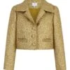 Layla Jacket Gold Tweed 2 Layla Jacket Gold Tweed -Lady Style Wear LaylaJacketGoldTweedfrontWEB