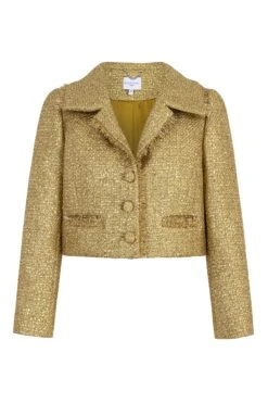 Layla & Zelda Gold Tweed Set -Lady Style Wear LaylaJacketGoldTweedfrontWEB 544d785d b52d 43d1 ae53 d6cc0e133ec8