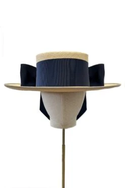 Toulouse Boater Navy X Ruth Ravenscroft