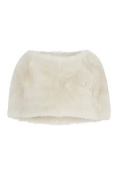 Nebraska Sheepskin Cape Snow