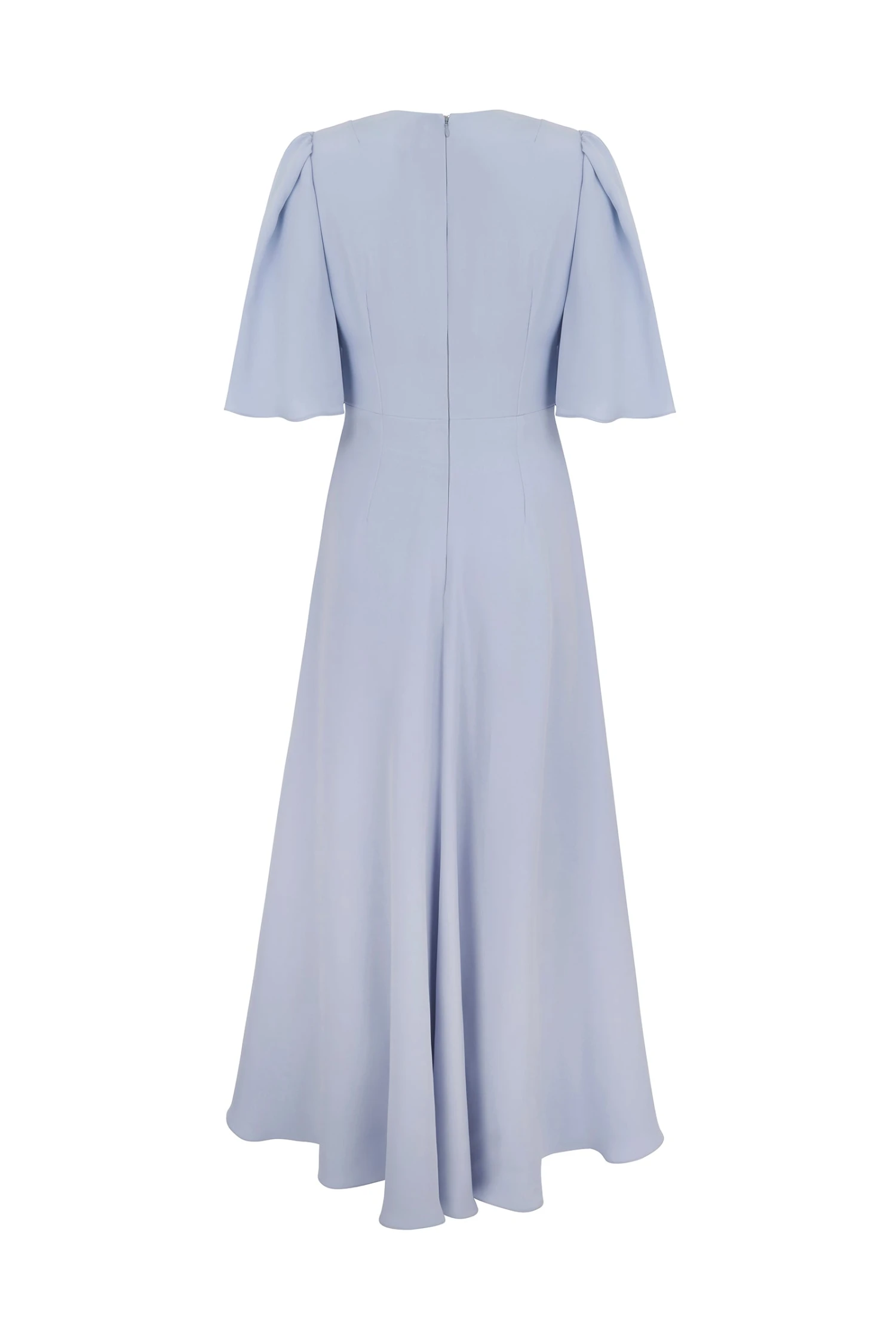 Paige Dress Breeze Blue Silk Crepe 5 Paige Dress Breeze Blue Silk Crepe - Image 3