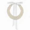 Embellished Pearl Bead Collarette Ivory 2 Embellished Pearl Bead Collarette Ivory -Lady Style Wear PearlBeadCollaretteWhiteWEB