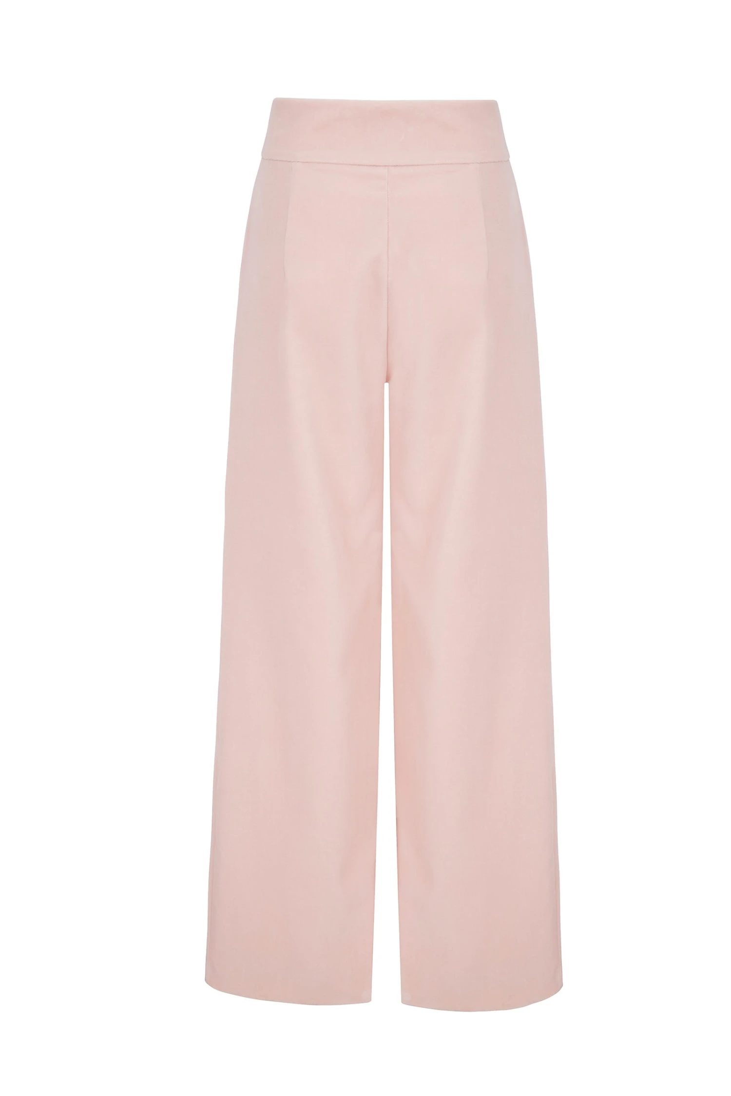 Brooklyn Trousers Blush Pink Velvet 5 Brooklyn Trousers Blush Pink Velvet - Image 3
