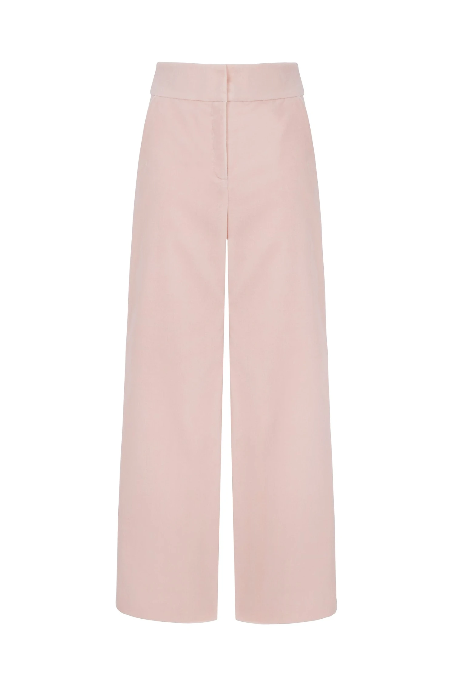 Brooklyn Trousers Blush Pink Velvet 3 Brooklyn Trousers Blush Pink Velvet