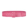 Fuchsia Suede Waist Belt -Lady Style Wear Pink Belt