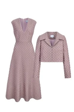 Pippa & Remy Vintage Pink Diamond Cloqué Set