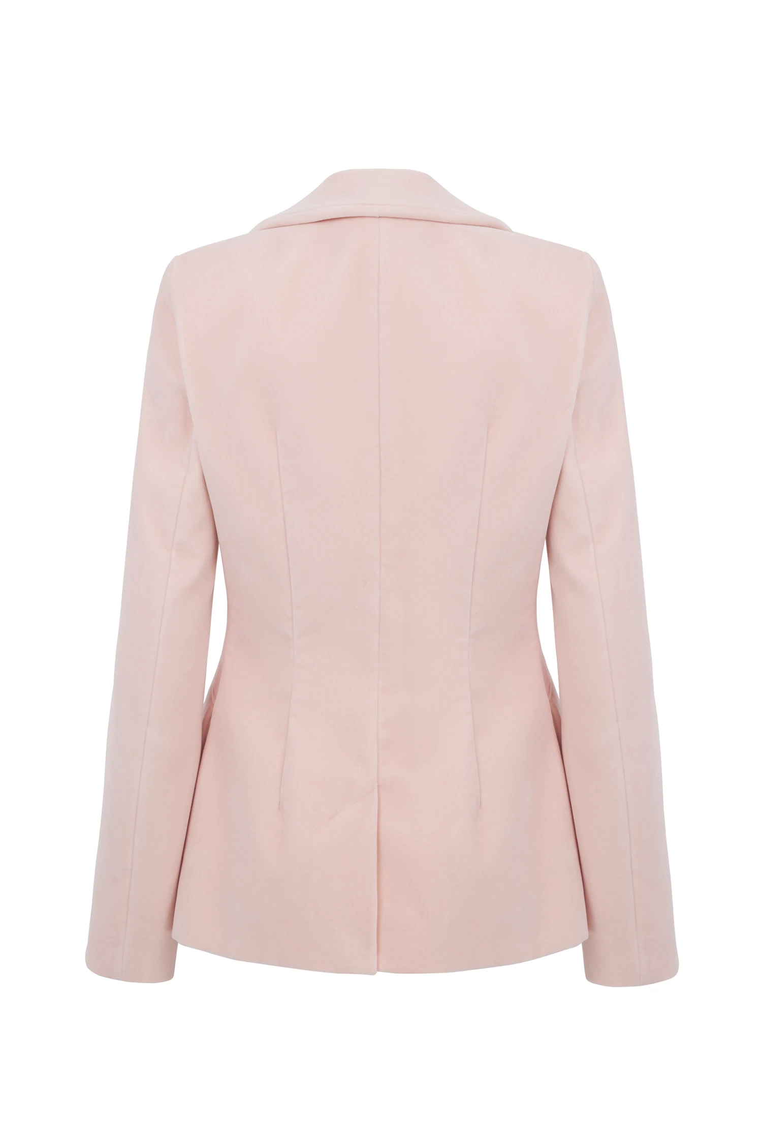 Brooklyn Jacket Blush Pink Velvet 5 Brooklyn Jacket Blush Pink Velvet - Image 3