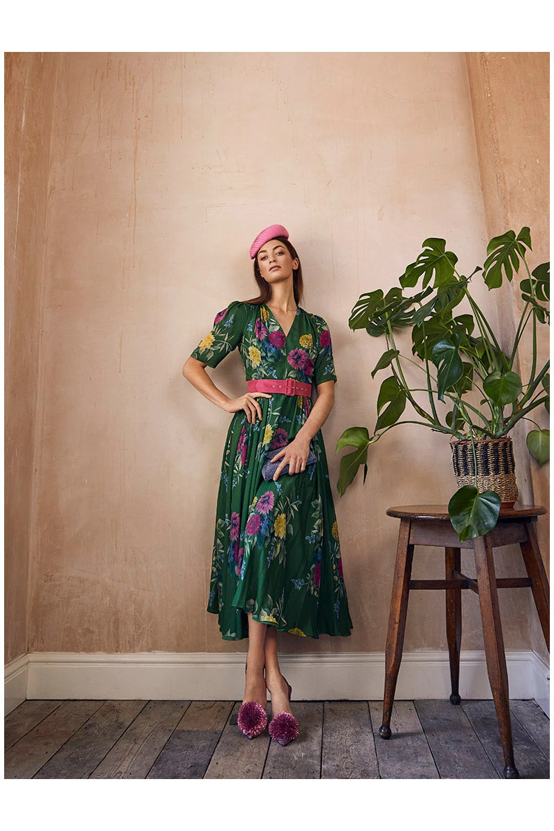 Fuchsia Suede Waist Belt 4 Fuchsia Suede Waist Belt - Image 2