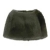 Nebraska Sheepskin Cape Olive -Lady Style Wear SheepskinCapeletOliveBackWEB
