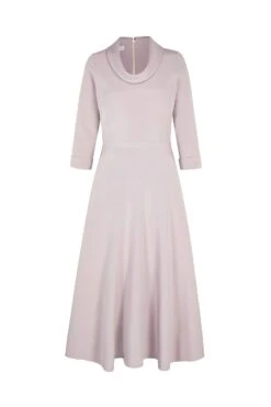 Silk Cowl Neck Riding Dress Opal