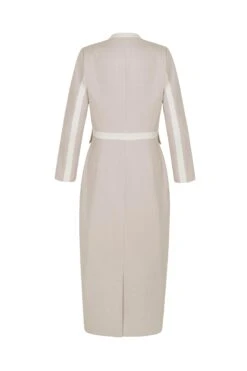 Simple Coat Dress Cosmetic Pink -Lady Style Wear SimpleCoatCosmeticBackHIGHWEB