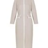Simple Coat Dress Cosmetic Pink -Lady Style Wear SimpleCoatCosmeticFrontHIGHWEB