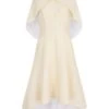 Viola Cape Dress Lemon And White -Lady Style Wear ViolaLemonfrontWEB